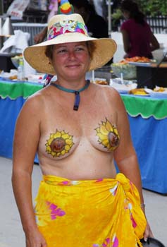 Body Painting 2007 photo - Duval Street, Key West